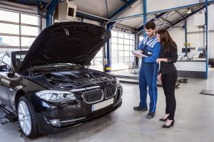 осмотр автомобиля